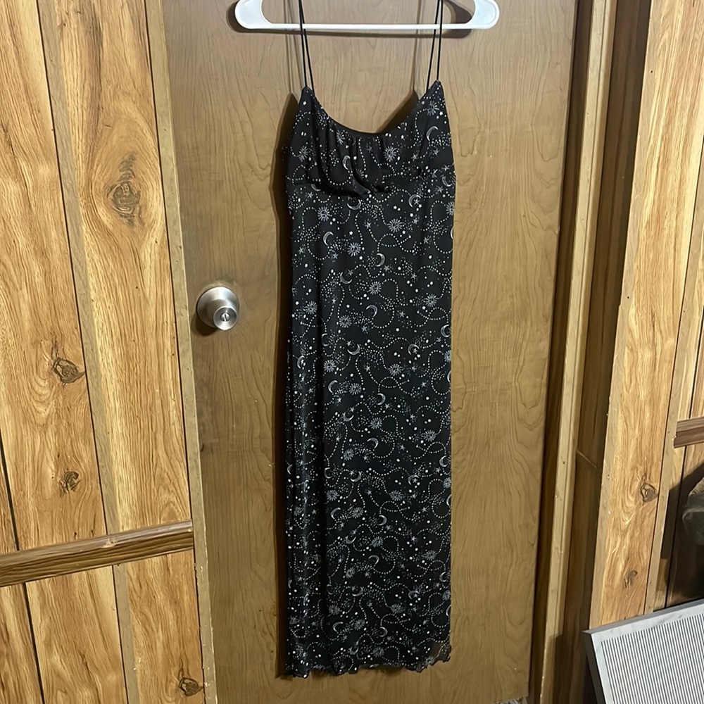 Long black dress